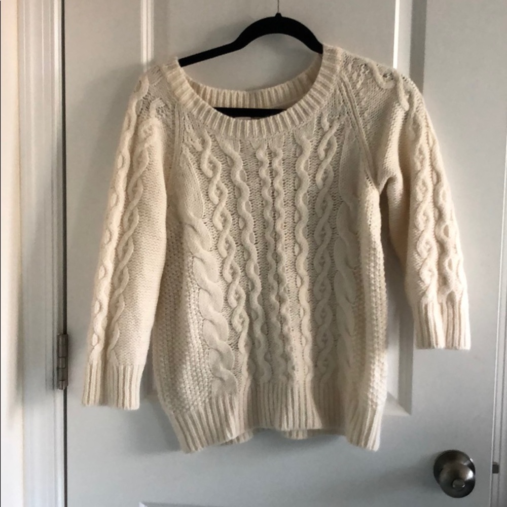 Jcrew fisherman’s sweater